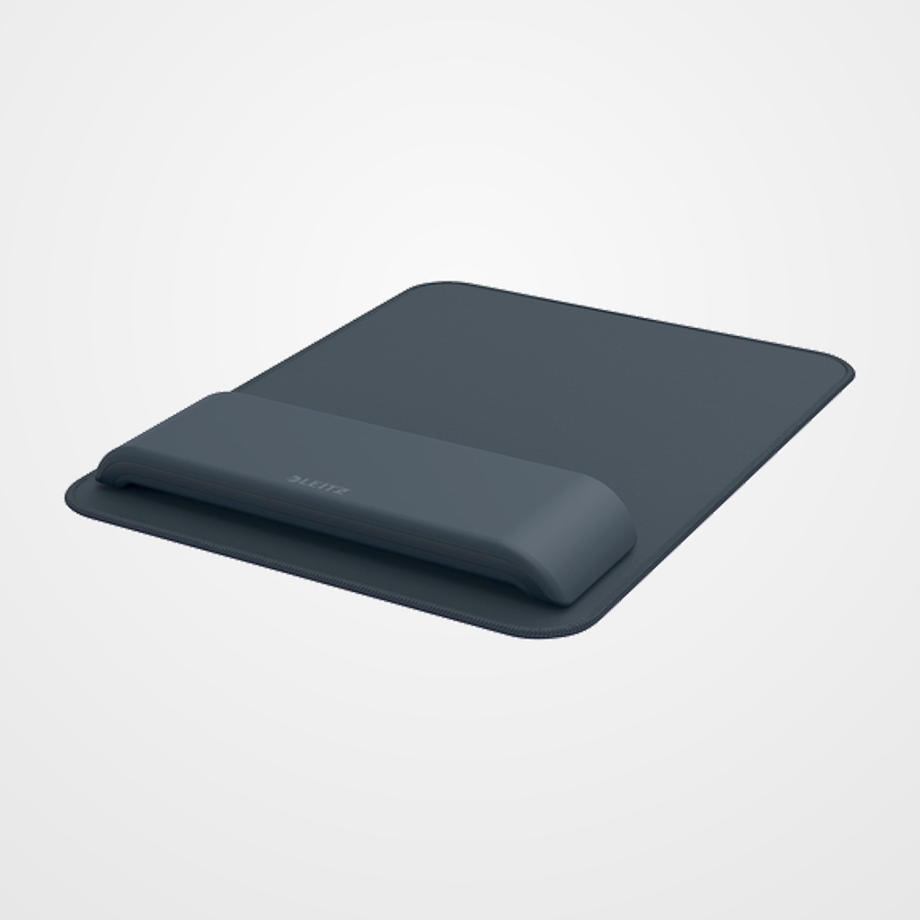 [42101377] ALFOMBRILLA RATON LEITZ ERGO CON REPOSAMUÑECAS GRIS OSCURO