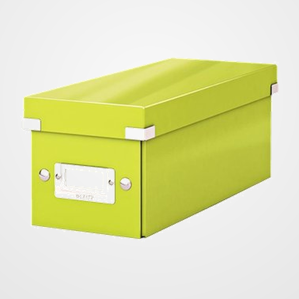 ARCHIVADOR CAJA PARA CD S LEITZ CLICK&STORE 143x147x352 VERDE