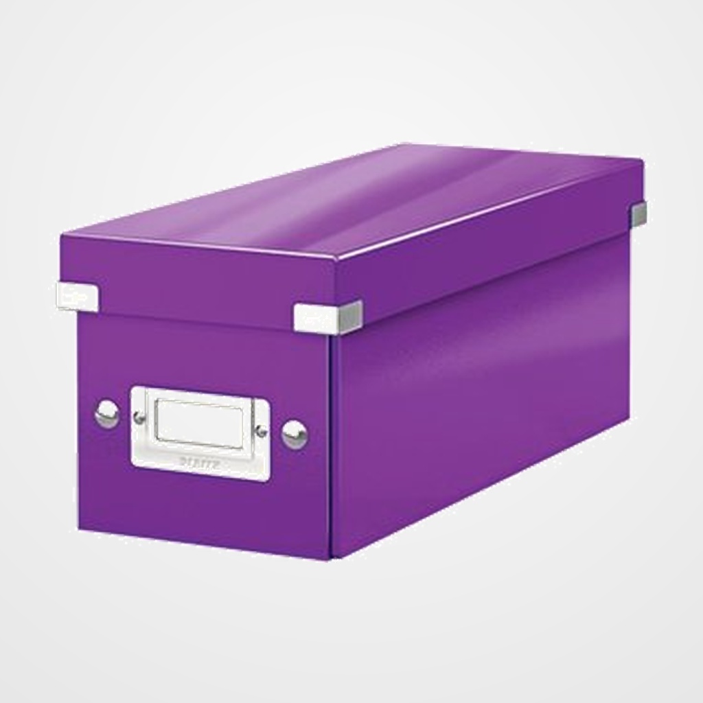 ARCHIVADOR CAJA PARA CD S LEITZ CLICK&STORE 143x147x352 VIOLETA