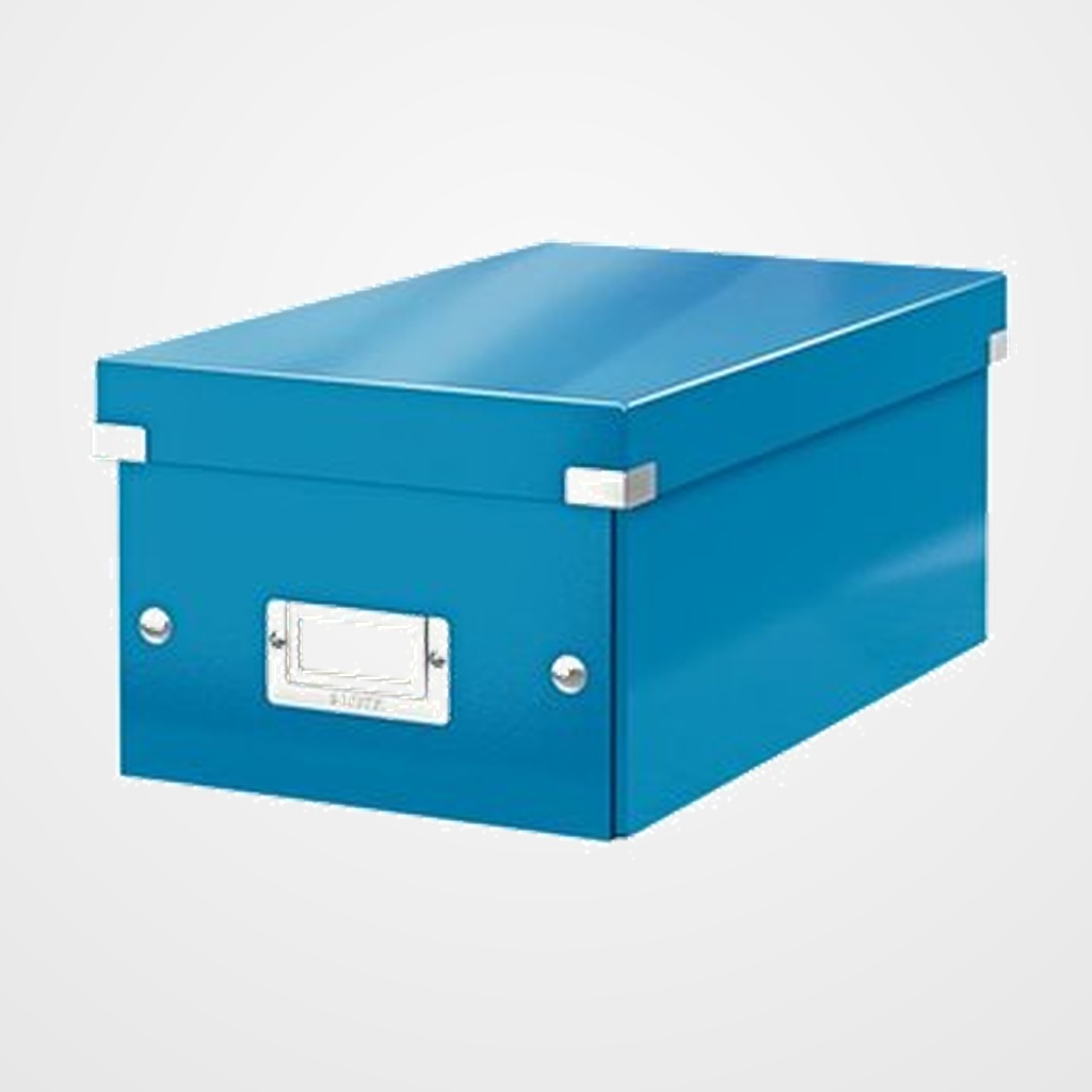 [42002267] ARCHIVADOR CAJA PARA DVD S LEITZ CLICK&STORE 206x147x352 AZUL