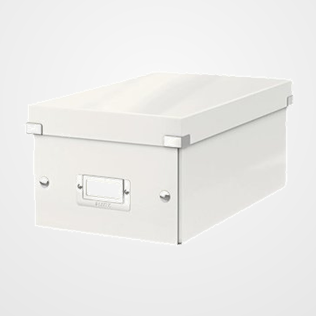 ARCHIVADOR CAJA PARA DVD S LEITZ CLICK&STORE 206x147x352 BLANCO