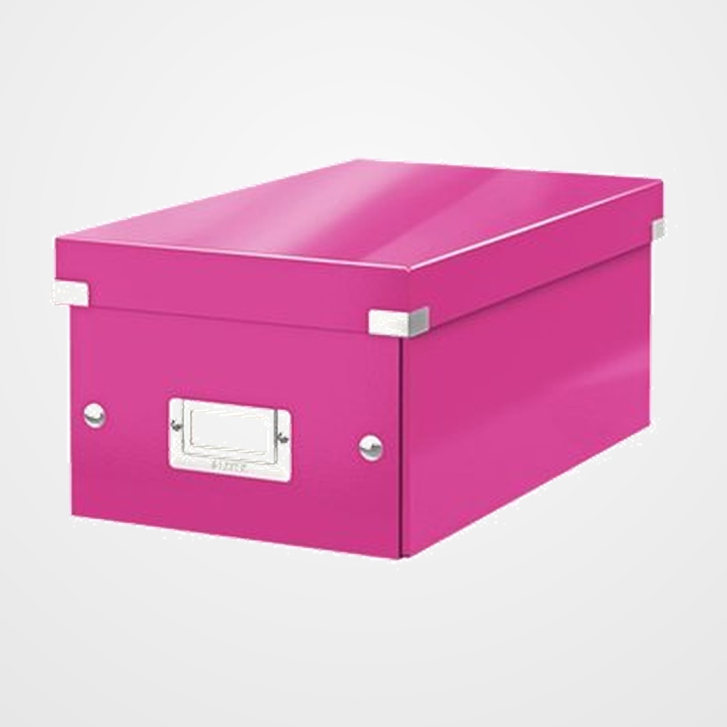ARCHIVADOR CAJA PARA DVD S LEITZ CLICK&STORE 206x147x352 FUCSIA