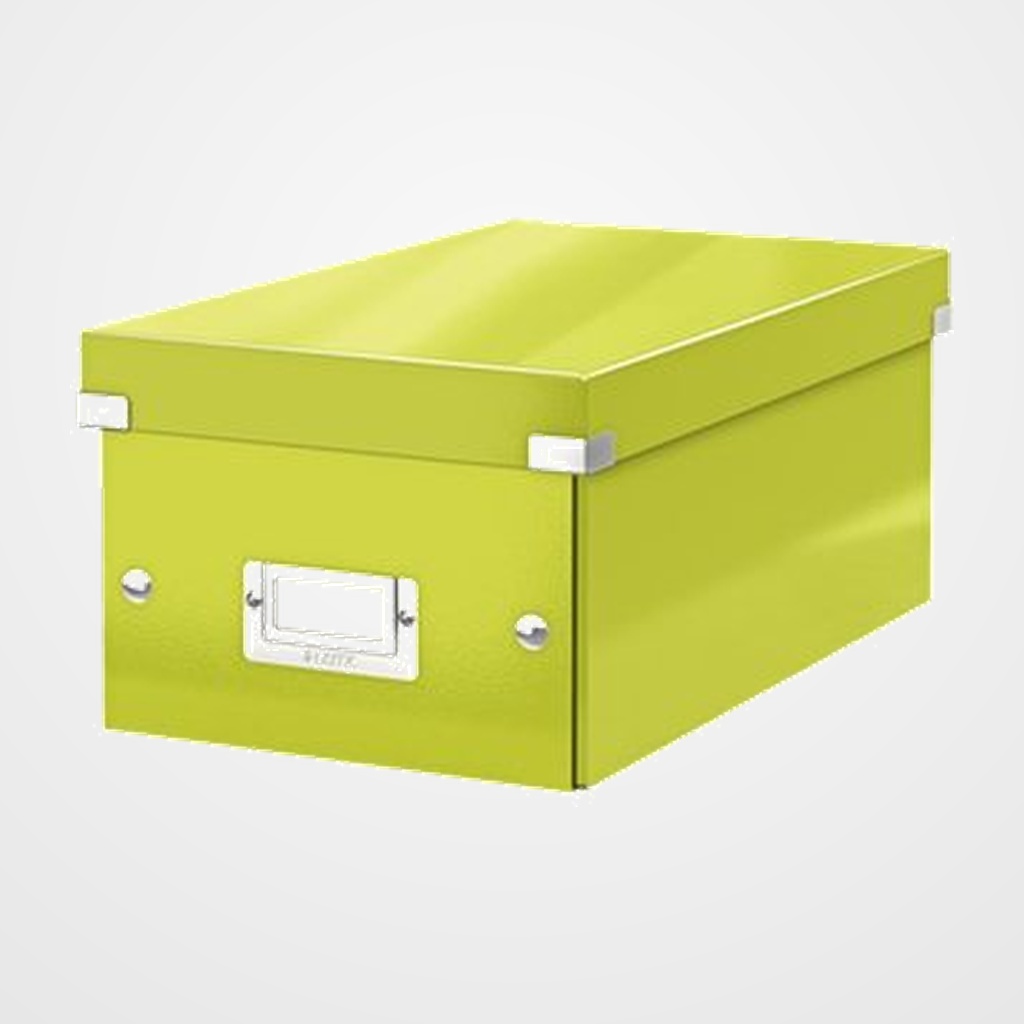 ARCHIVADOR CAJA PARA DVD S LEITZ CLICK&STORE 206x147x352 VERDE