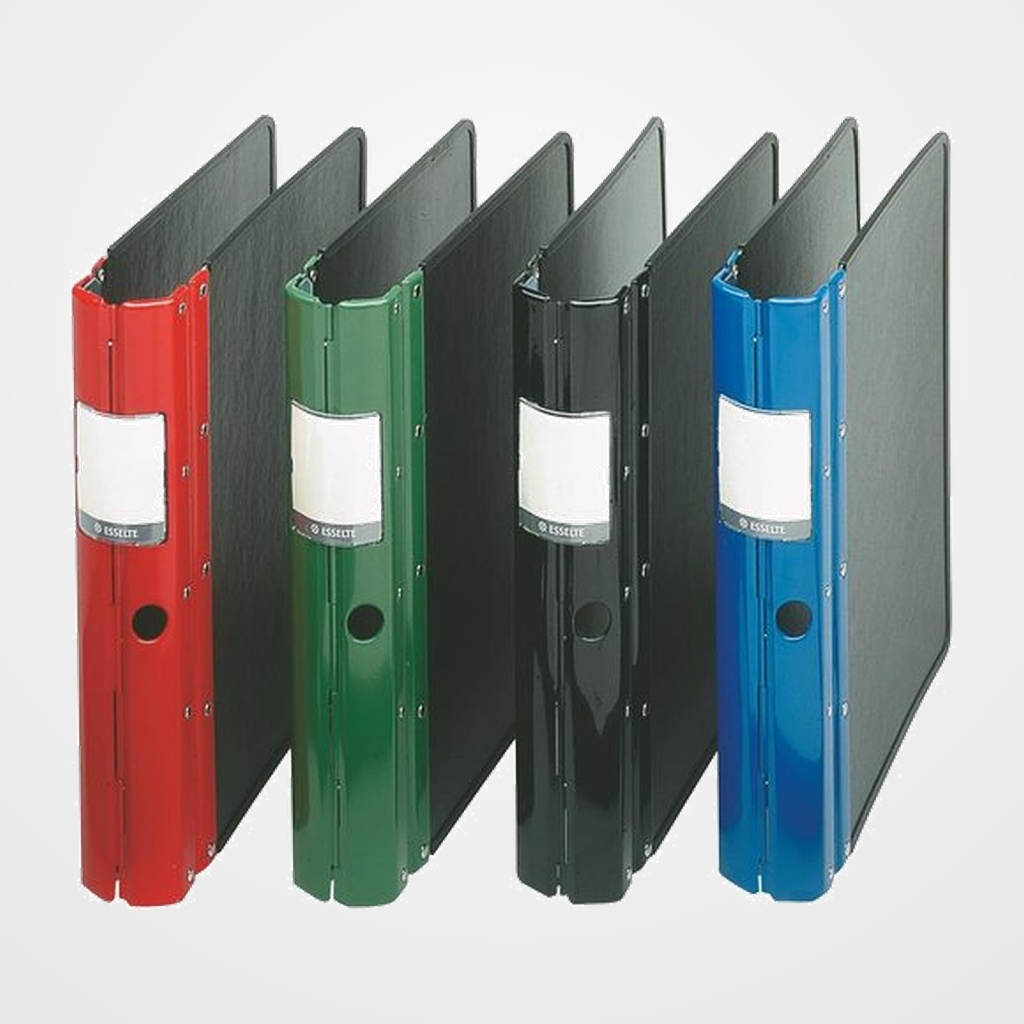 ARCHIVADOR ESSELTE AGRIPPA A4 4 anillas 50mm NEGRO (70006)