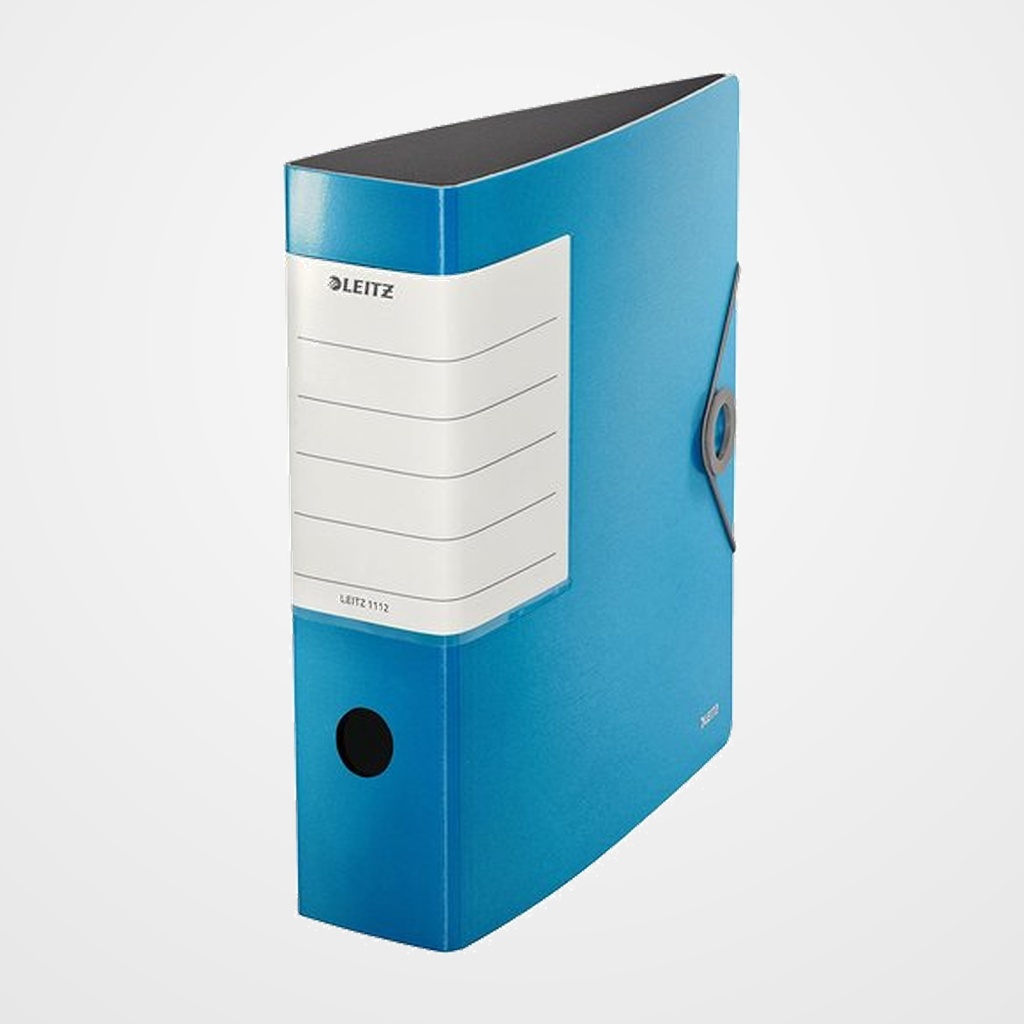 ARCHIVADOR palanca LEITZ SOLID PP A4 75mm AZUL CLARO