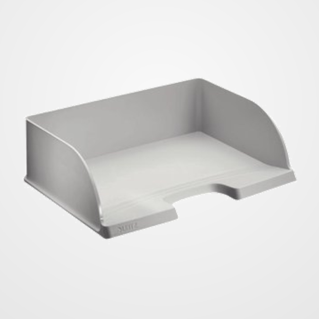 BANDEJA LEITZ JUMBO PLUS APAISADA GRIS