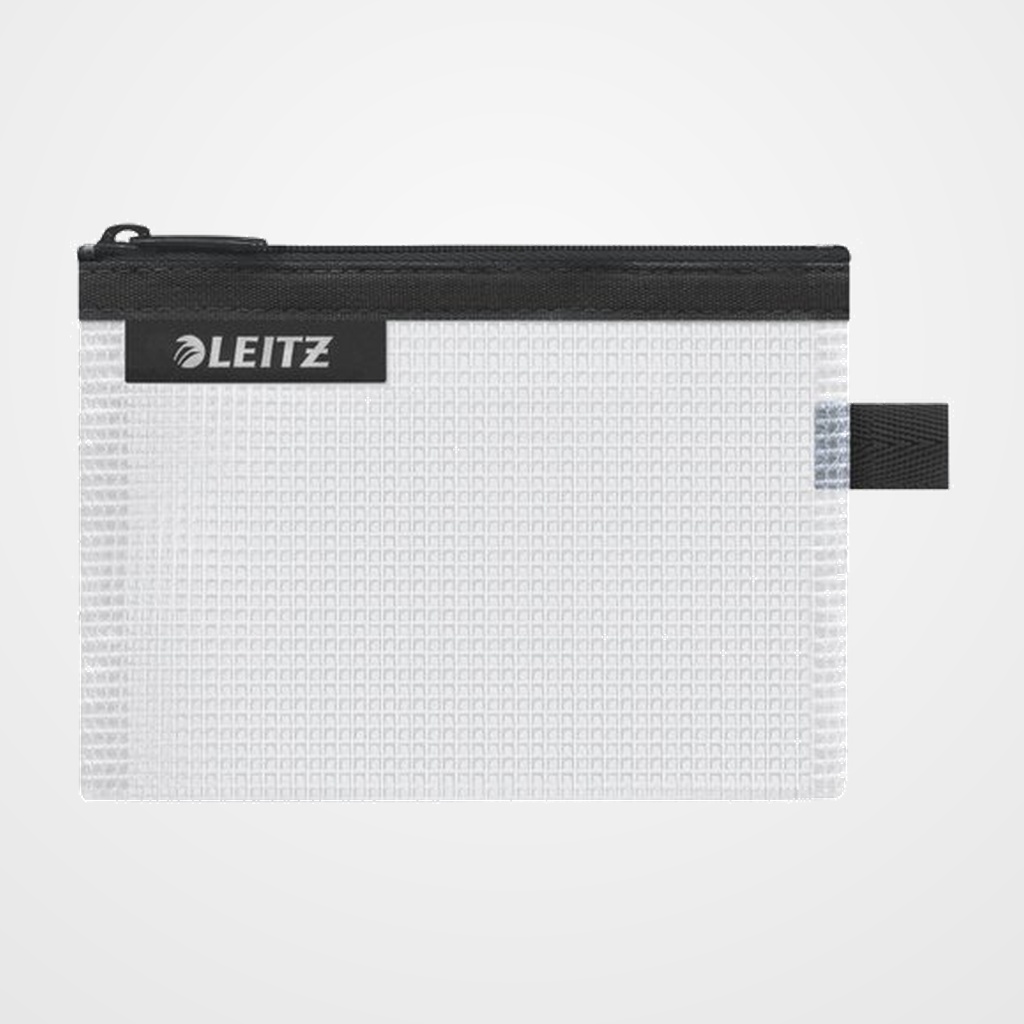 BOLSITA  de VIAJE LEITZ WOW C/CREMALLERA IMPERMEABLE S (14x10.5) NEGRO