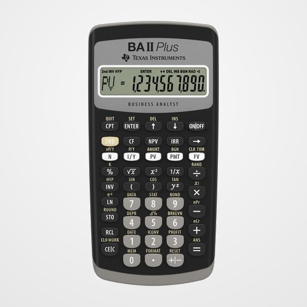 CALCULADORA FINANCIERA TEXAS BA II PLUS