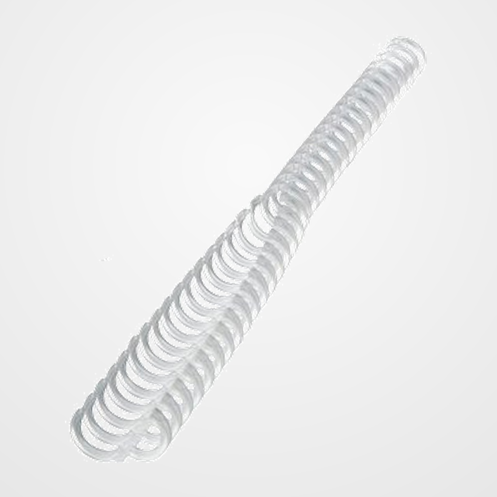 CANUTILLO PLASTICO GBC CLICK 34 anillas paso 3:1 TRANSLUCIDO 8 mm CAJA de 50