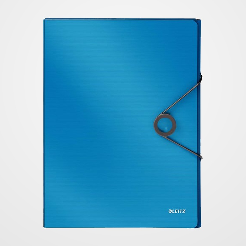 CARPETA de PROYECTOS LEITZ SOLID PP A4 GOMAS 3 cm AZUL