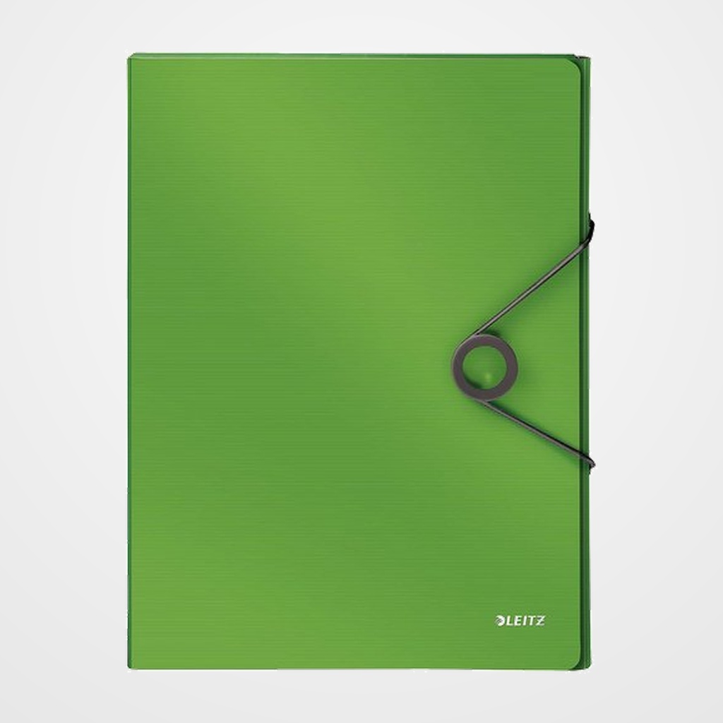 CARPETA de PROYECTOS LEITZ SOLID PP A4 GOMAS 3 cm VERDE