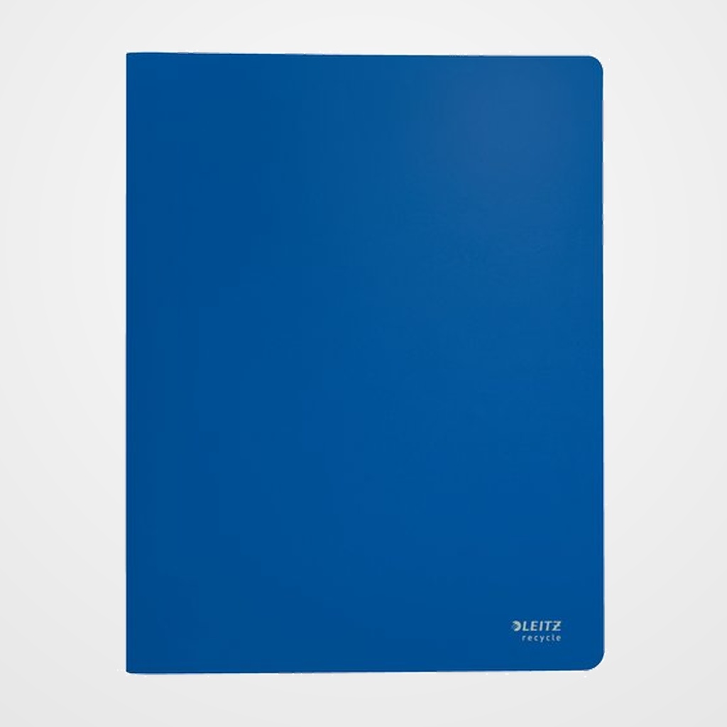 CARPETA FUNDAS (TARIFARIO) LEITZ RECYCLE A4 PP 40 F. AZUL