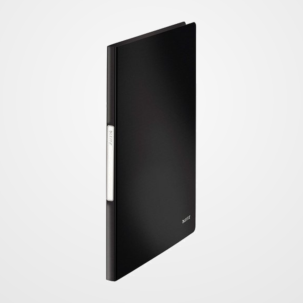 CARPETA FUNDAS (TARIFARIO) LEITZ SOLID A4 PP 20 F. NEGRO