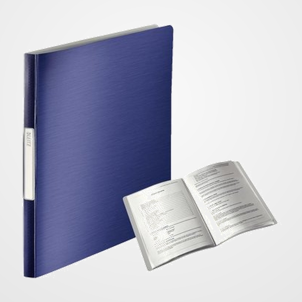 CARPETA FUNDAS (TARIFARIO) LEITZ STYLE A4 PP 20 F. AZUL TITAN