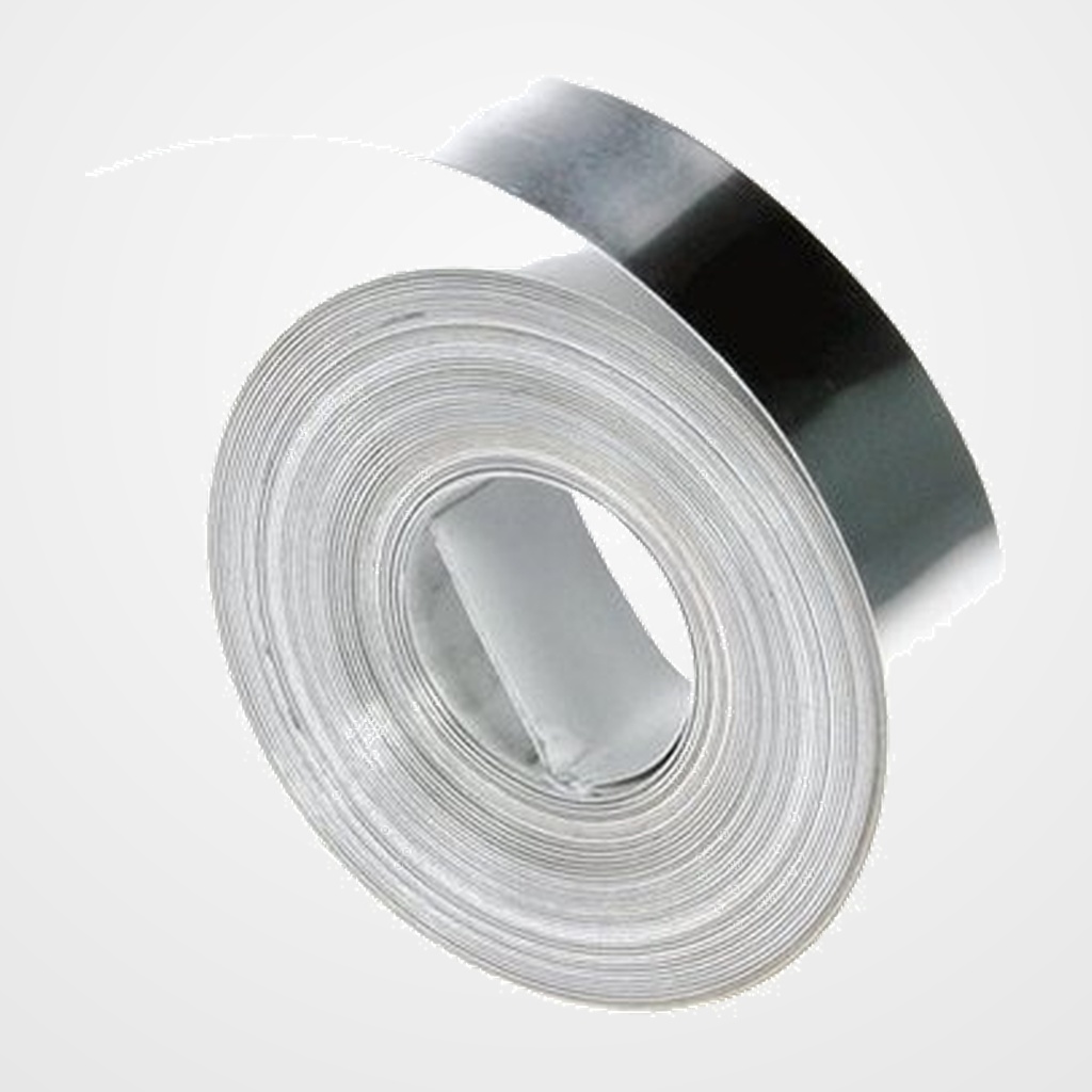 CINTA de ROTULAR DYMO RHINO MANUAL ALUMINIO con ADHESIVO 3.65m 12mm (35800)