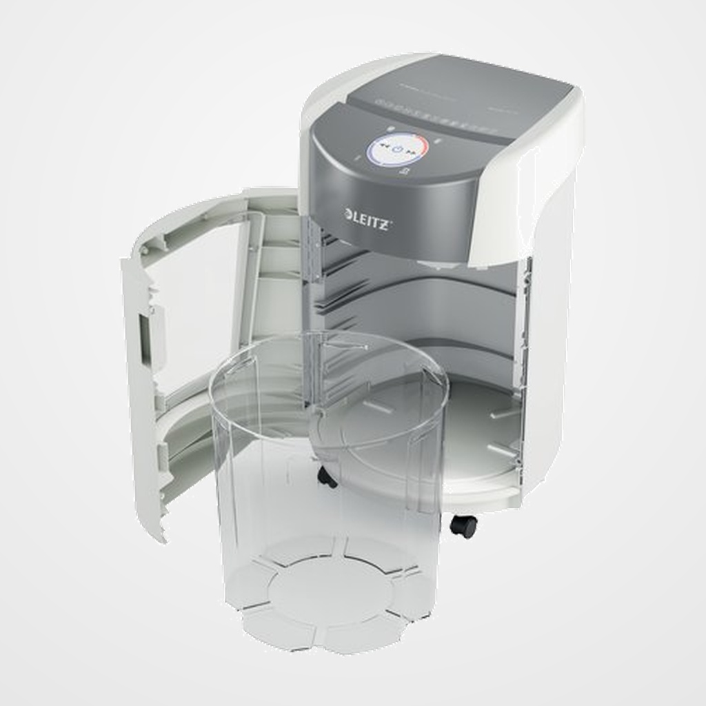 DESTRUCTORA LEITZ OPTIMAX HOME OFFICE 350 P5 (8h MICROCORTE) Nv.seg.5 microcorte 2x15mm dep.22L