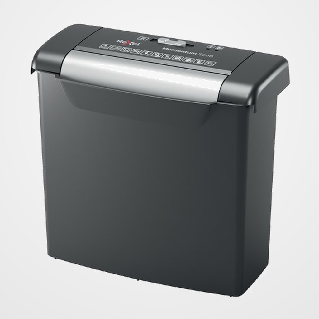 DESTRUCTORA REXEL MOMENTUM S206 (6h TIRAS) Nv.seg.2 - tira 6mm, dep.9L