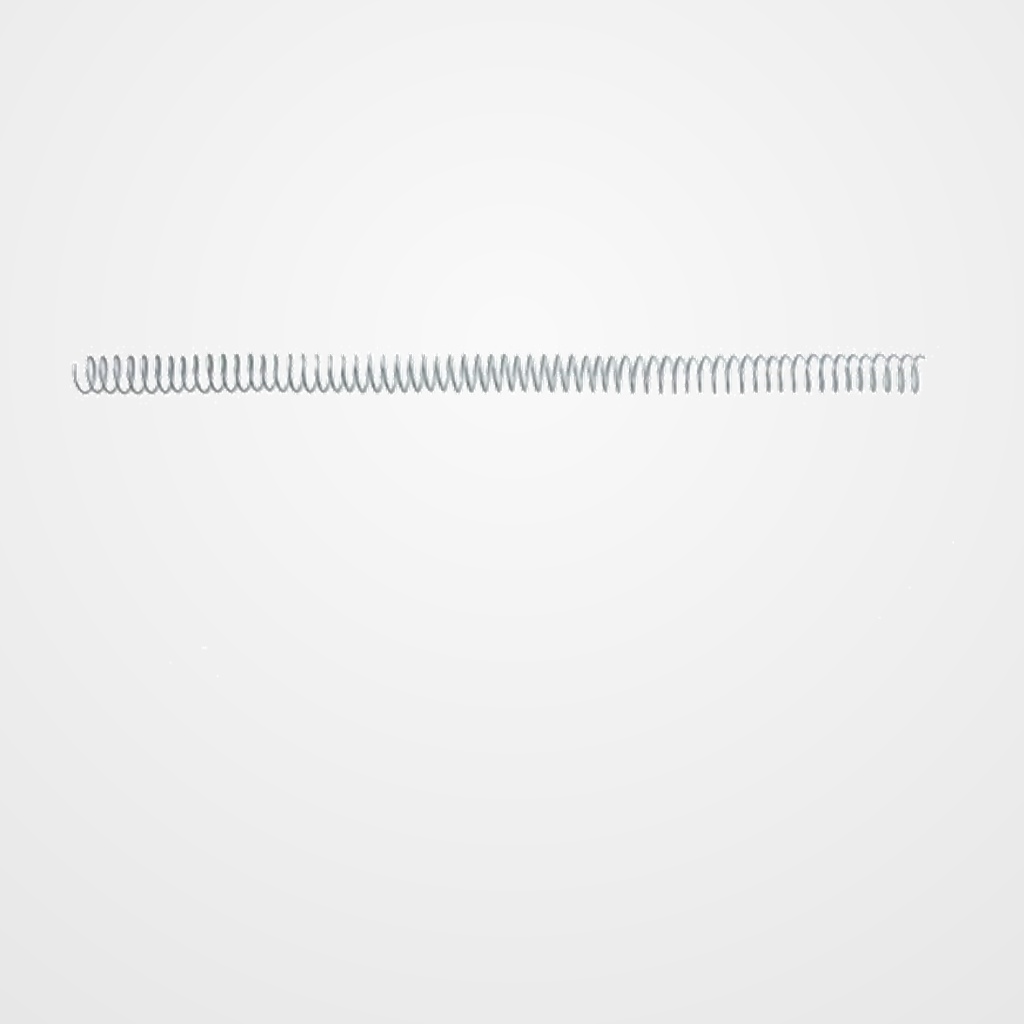 ESPIRAL METALICA GBC paso 5:1 BLANCA  20 mm CAJA de 100