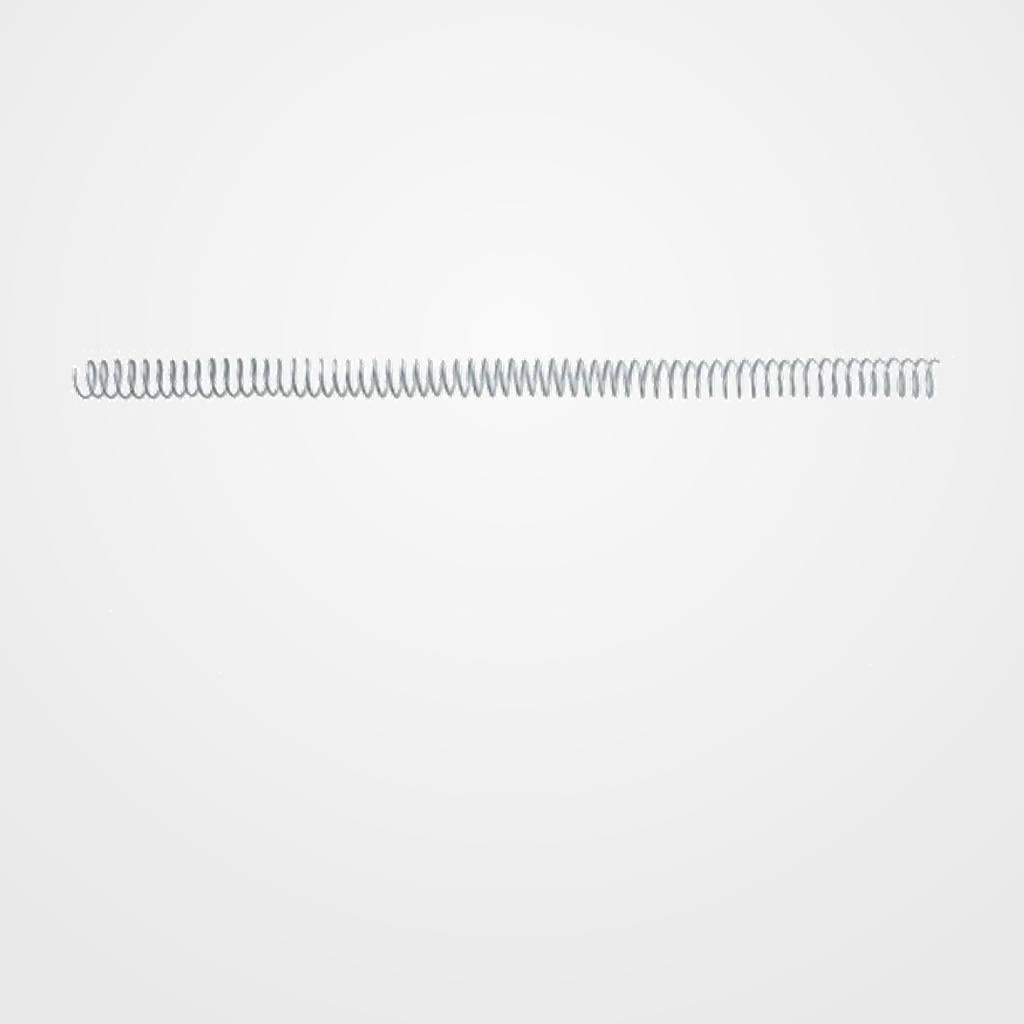 ESPIRAL METALICA GBC paso 5:1 NEGRA  28 mm CAJA de 50