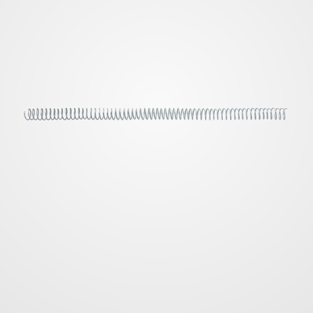 ESPIRAL METALICA GBC paso 5:1 NEGRA  32 mm CAJA de 50