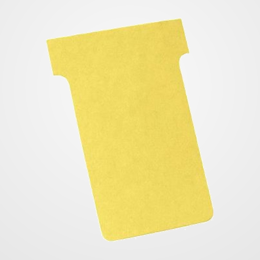 FICHAS T NOBO TAMAÑO 2 AMARILLO ESTUCHE DE 100