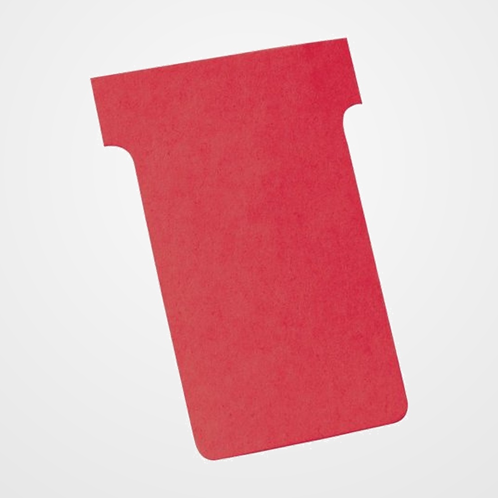 FICHAS T NOBO TAMAÑO 2 ROJAS PAQUETE DE 100