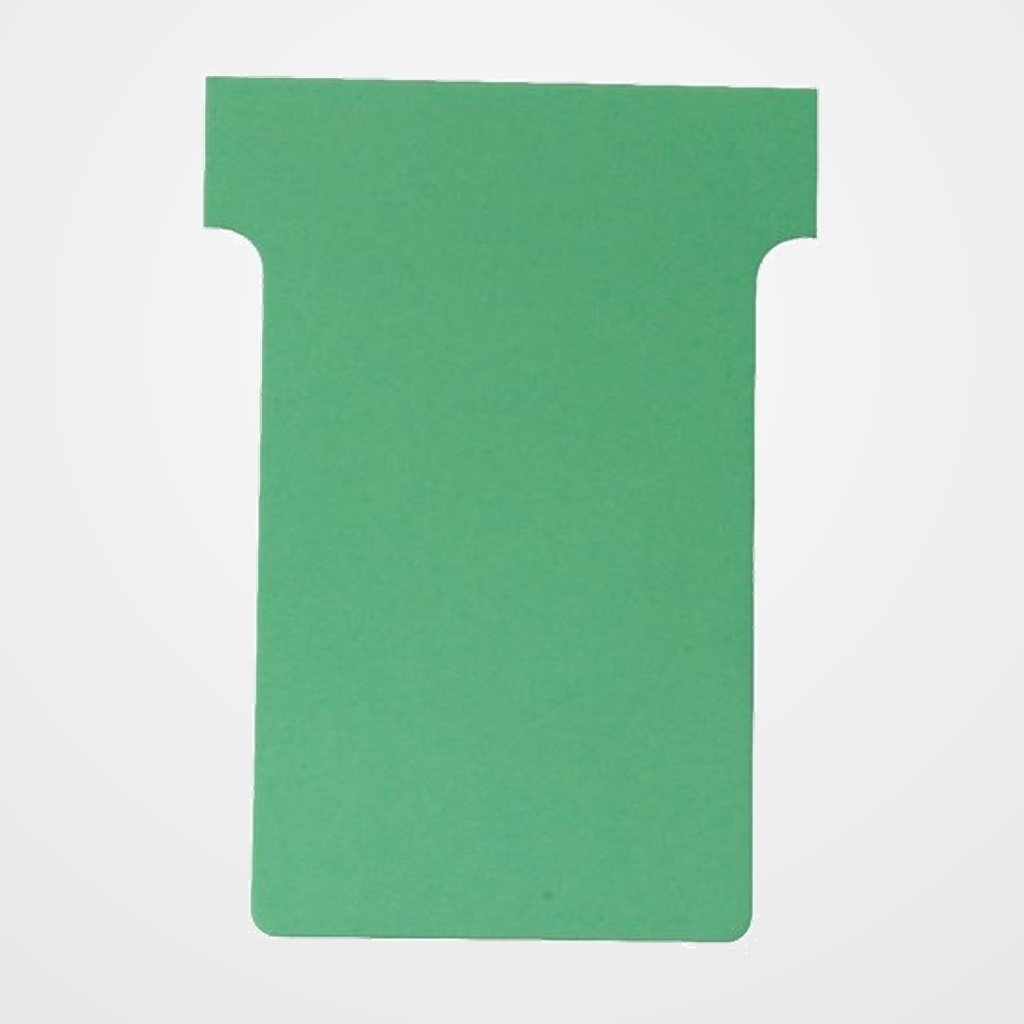 FICHAS T NOBO TAMAÑO 2 VERDE  ESTUCHE DE 100