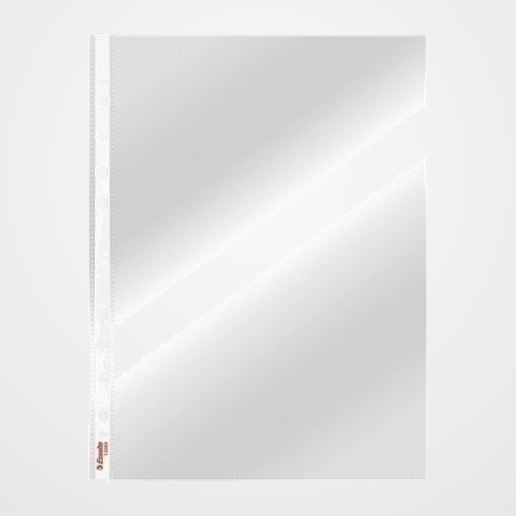 FUNDA MULTITALADRO ESSELTE PP  40µ CRISTAL ECO A4 11 TAL.RFZO. BOLSA de 100