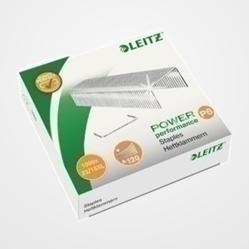 GRAPAS LEITZ GRUESOS 23/15XL GALVANIZADAS caja de 1000