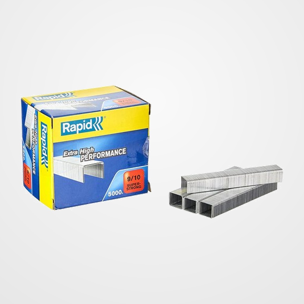 GRAPAS RAPID SUPER STRONG 9/10 mm. GALVANIZADAS caja de 5000