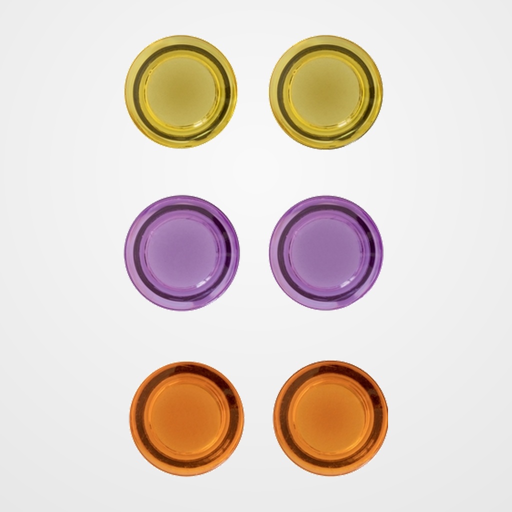 IMANES NOBO BOLSA 6 Uds. 30 mm COLORES SURTIDOS