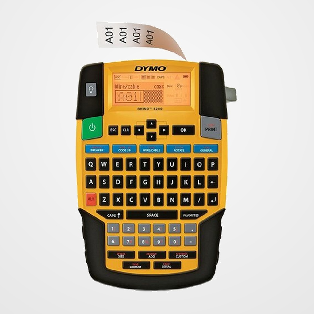 MAQUINA de ROTULAR DYMO INDUSTRIAL ELECTRONICA RHINO 4200