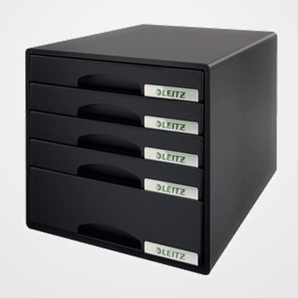 MODULO 5 CAJONES LEITZ NEGRO