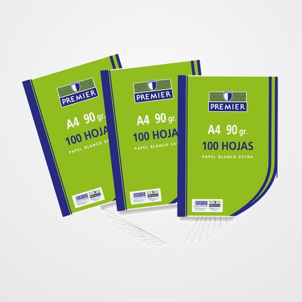 PAPEL A4 PREMIER  90g 100h LISO