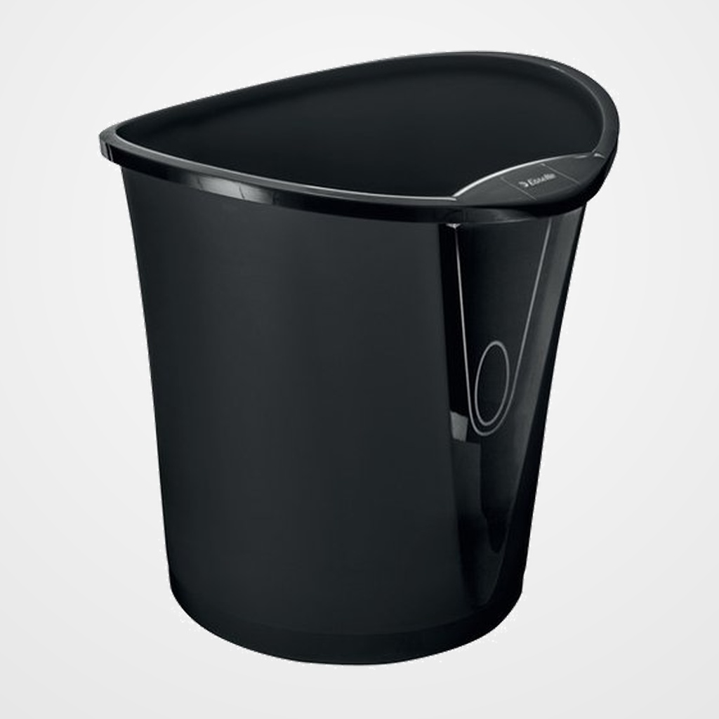 PAPELERA ESSELTE BASKO 15 LITROS NEGRO