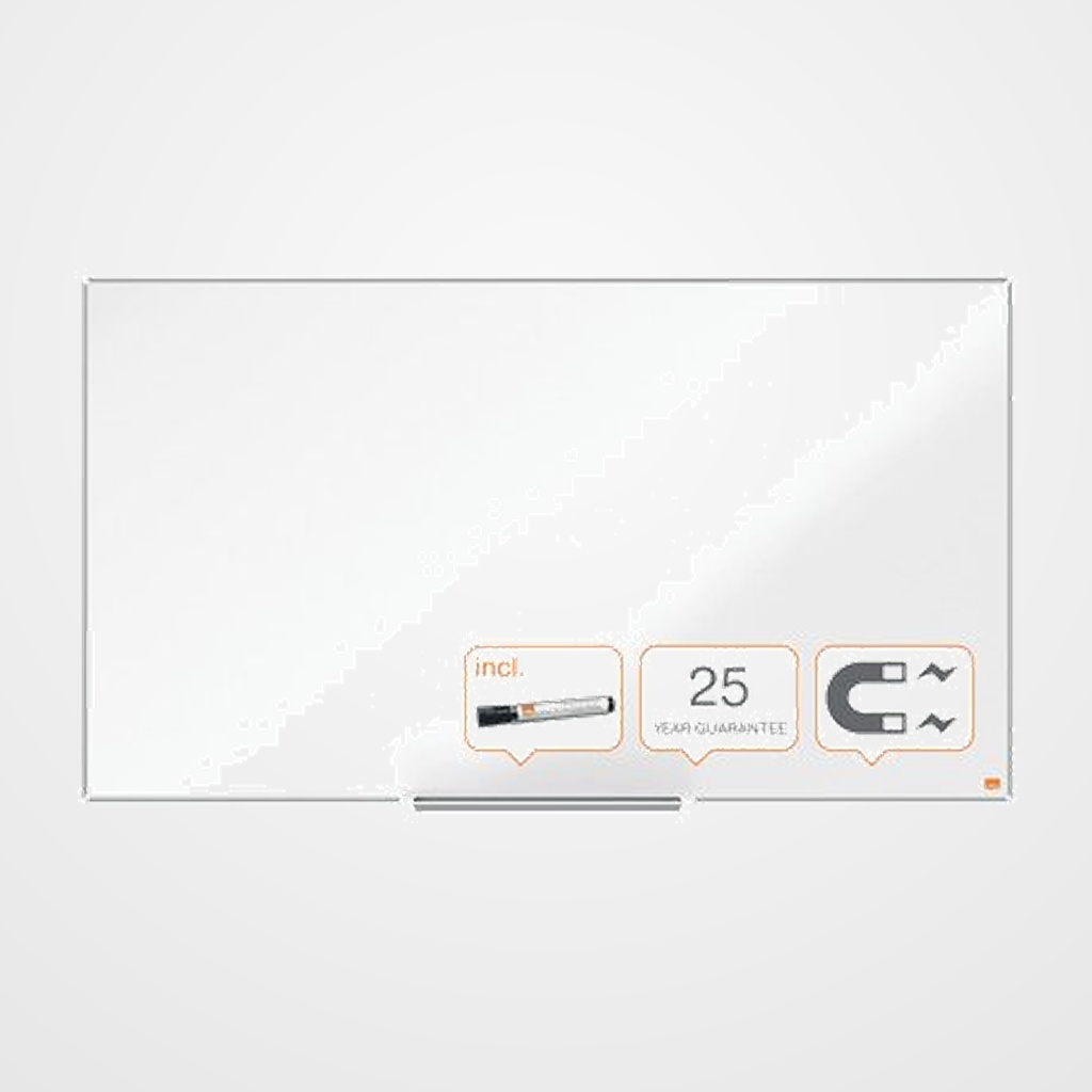 PIZARRA BLANCA MAGNETICA NOBO IMPRESSION PRO ACERO VITRIFICADO PANORAMICA 55  (1220x690 mm)