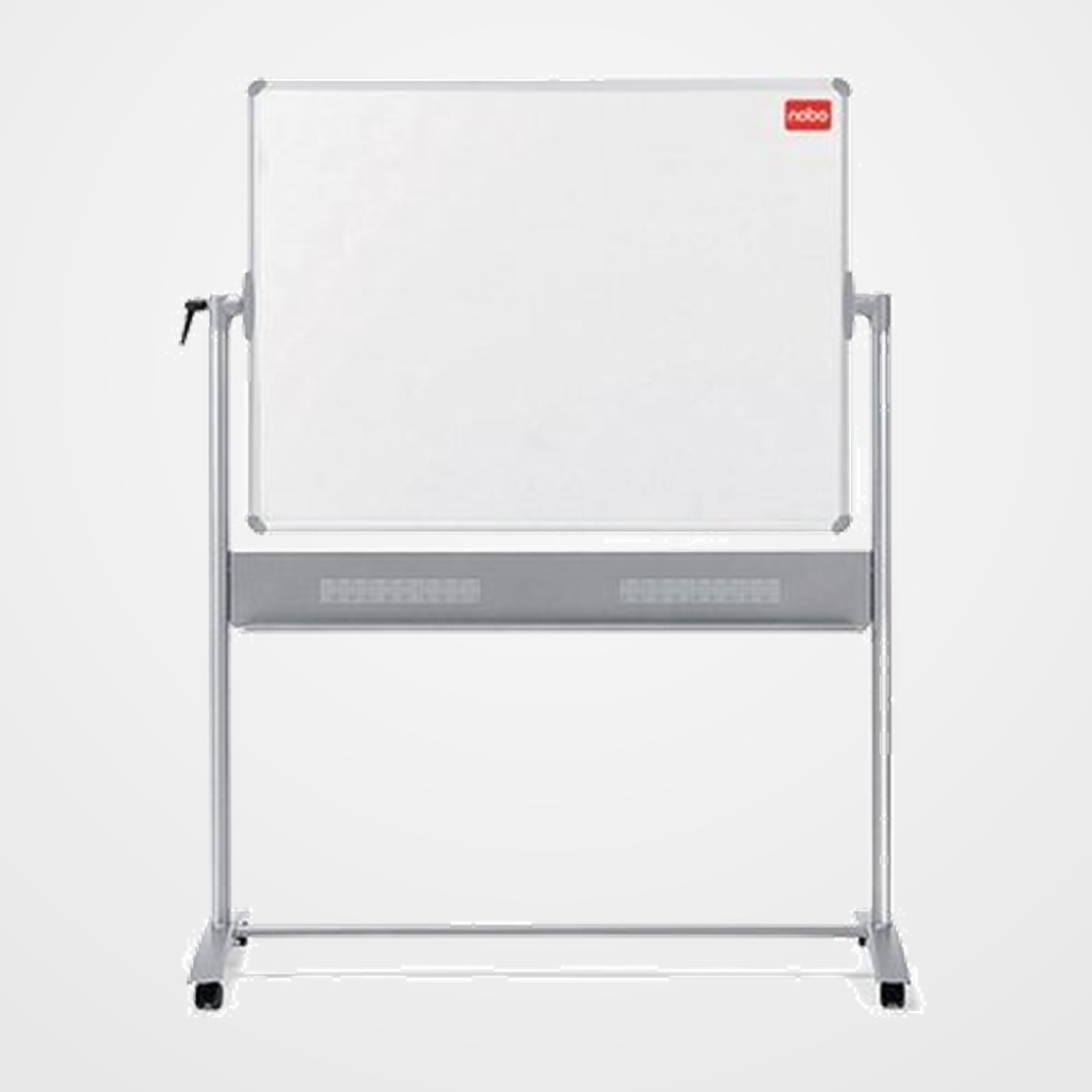PIZARRA BLANCA NOBO BASIC LACADA MOVIL 150x120 cm