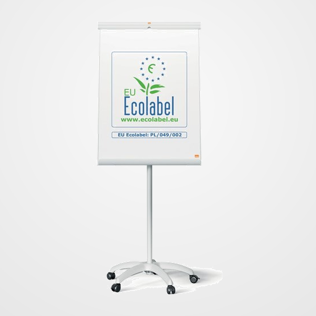 PIZARRA CONFERENCIA ACERO NOBO PREMIUM PLUS TRIPODE 100x70 con RUEDAS