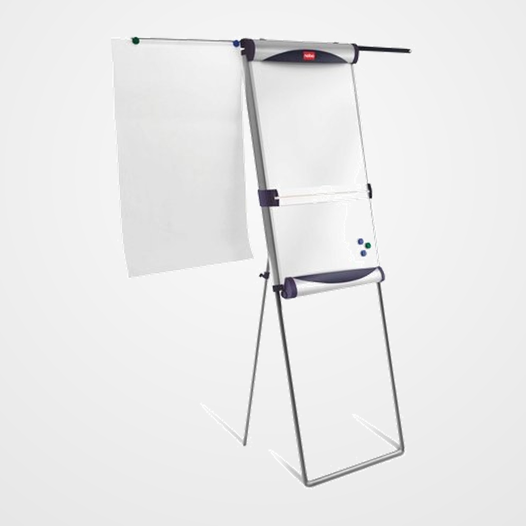 PIZARRA NOBO TRIPODE BASE DOBLE CLASSIC LACADA MAGNETICA CON BRAZOS EXTENSIBLES