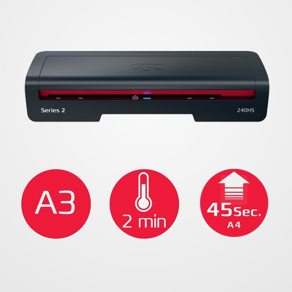 PLASTIFICADORA GBC 240HS HOME OFFICE A3