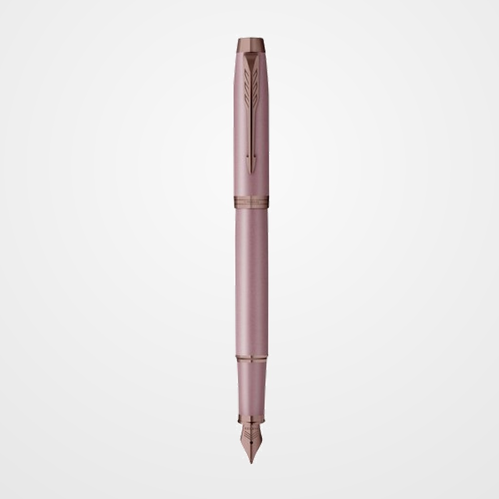PLUMA PARKER IM MAUVE RIBETE DE BRONCE (F)