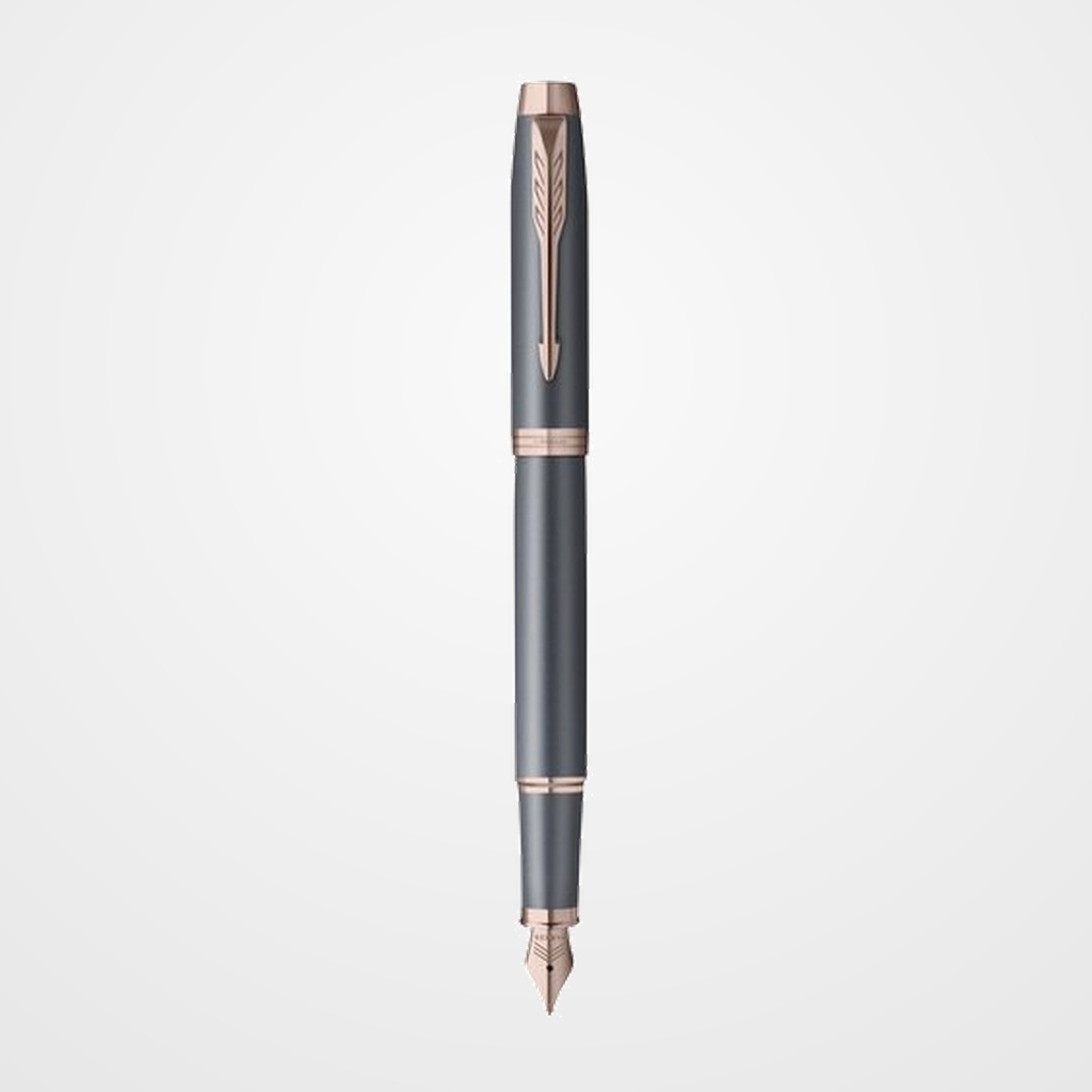 PLUMA PARKER IM SLATE RIBETE DE BRONCE (F)