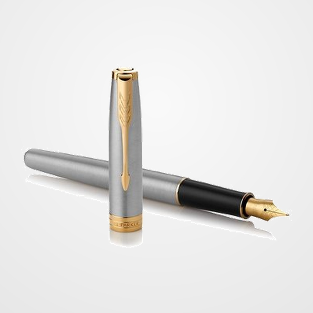 PLUMA PARKER SONNET CORE ACERO INOXIDABLE GT (F)
