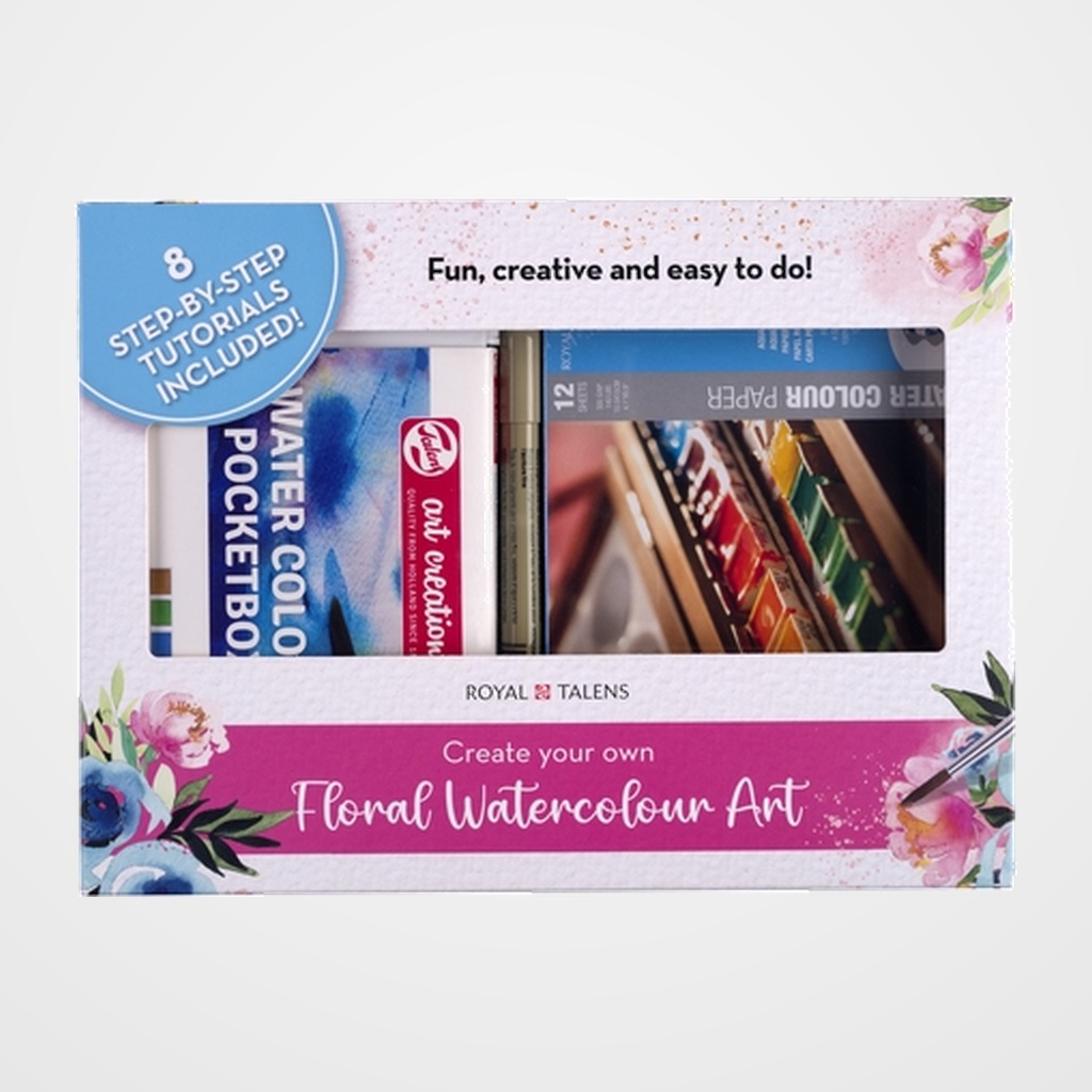 ACUARELAS TALENS SET FLORAL