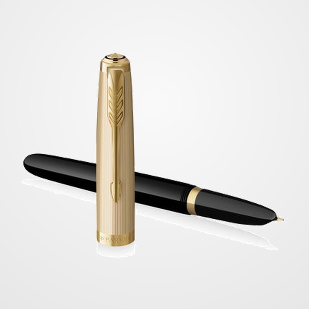 PLUMA PARKER 51 GT FP NEGRA GOLD NIB (F)