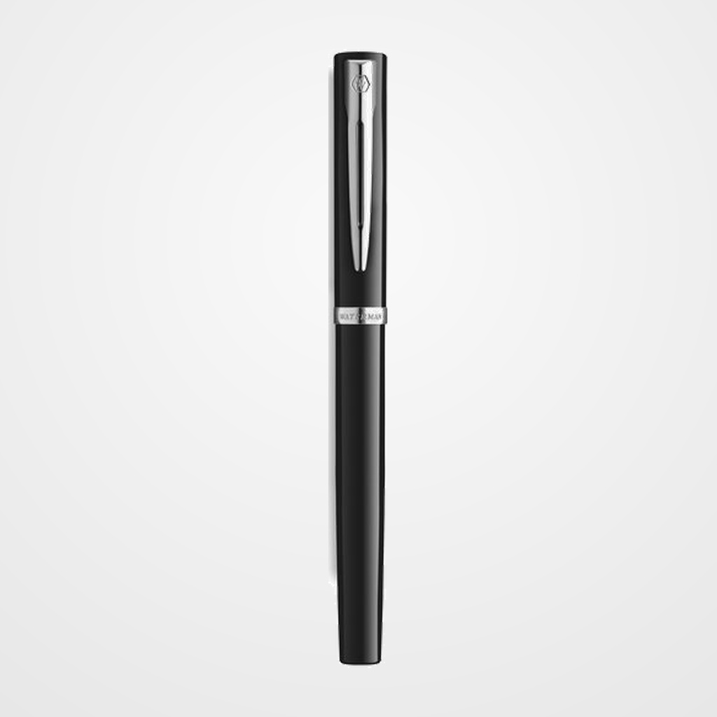 PLUMA WATERMAN IMPRESSION LACA NEGRO CT (M)