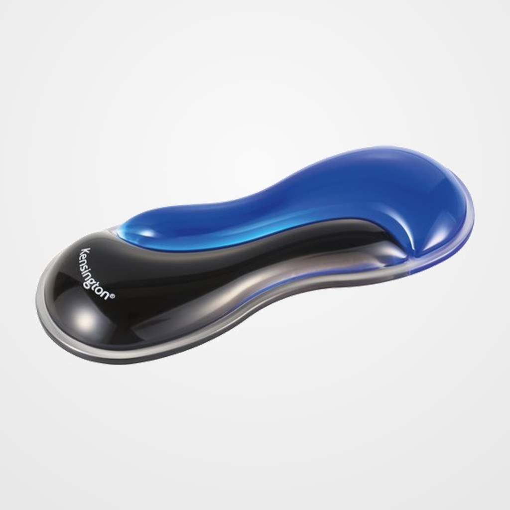 [42101392] REPOSAMUÑECAS KENSINGTON DUO GEL RATON/TRACKBALL SLIM NEGRO/AZUL