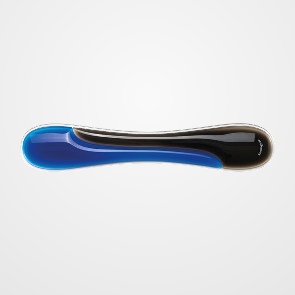 REPOSAMUÑECAS KENSINGTON DUO GEL TECLADO SLIM NEGRO/AZUL