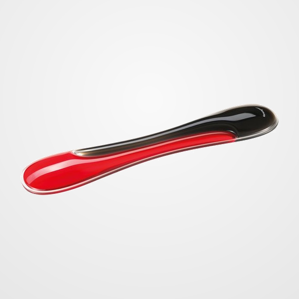 REPOSAMUÑECAS KENSINGTON DUO GEL TECLADO SLIM NEGRO/ROJO
