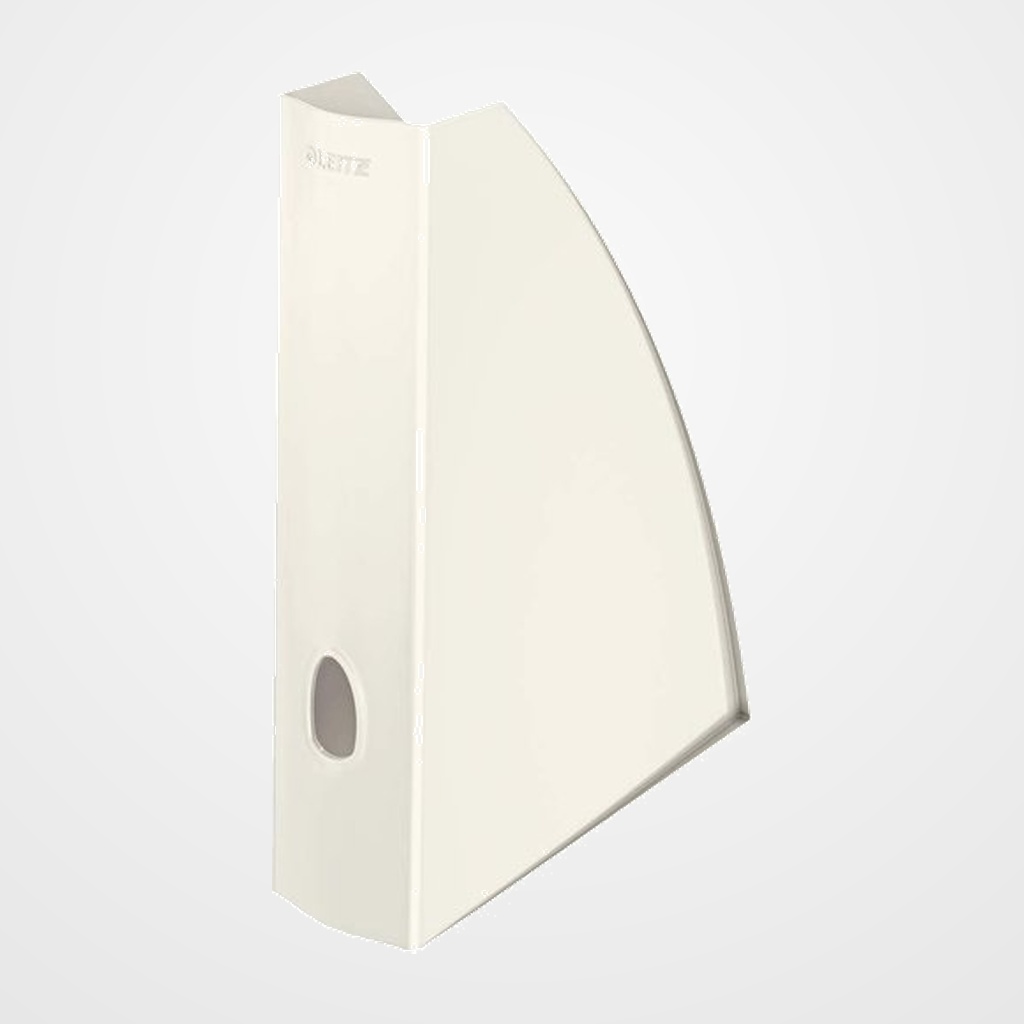 REVISTERO PLASTICO LEITZ WOW A4 60mm  BLANCO PERLA